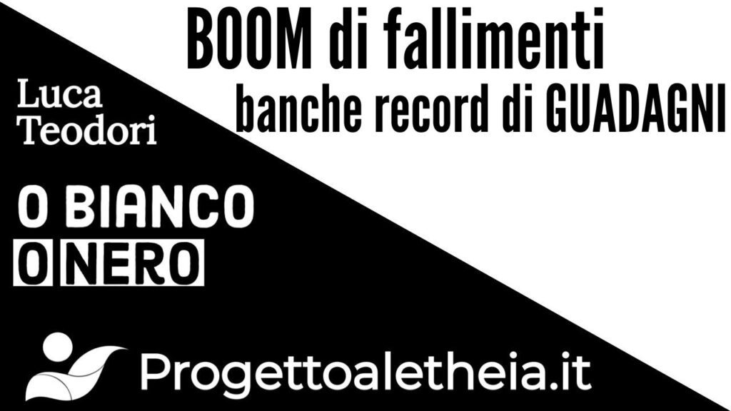 BOOM di fallimenti, banche record di GUADAGNI
