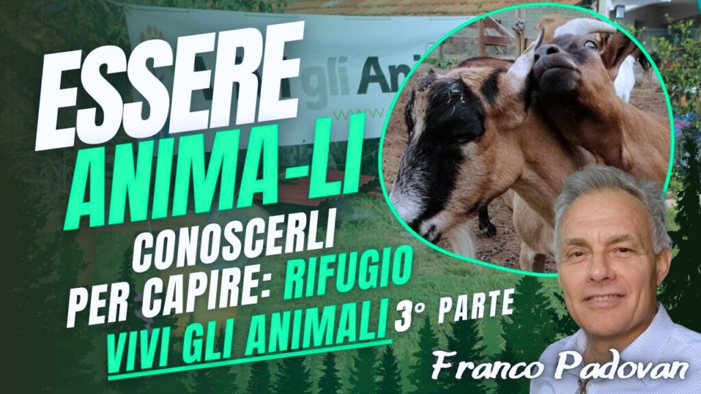 Essere Anima-Li conoscerLi per capire Rifugio Vivi gli animali parte terza con Franco Padovan
