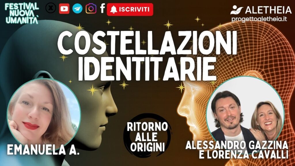 Ritorno alle Origini: Costellazioni Identitarie – con Alessandro Gazzina e Lorenza Cavalli – conduce Emanuela Arpisella