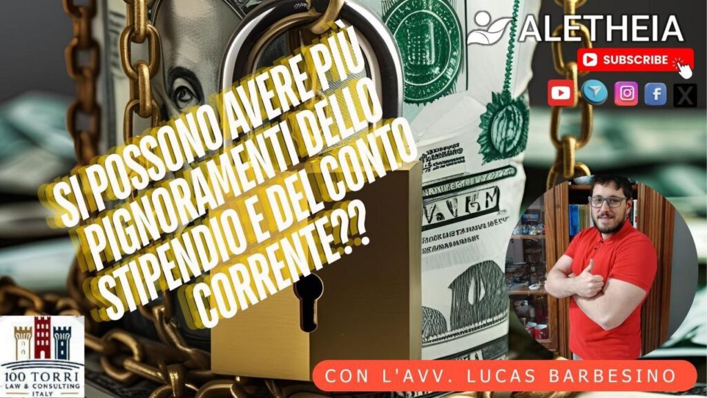 Si possono avere piu pignoramenti dello stipendio e del conto corrente? Con l’Avv. Lucas Barbesino